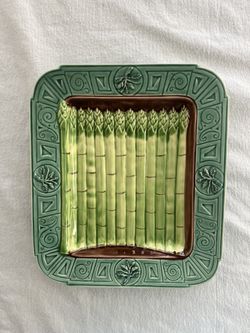 Asparagus Ceramic Tray from Henriksen Imports
