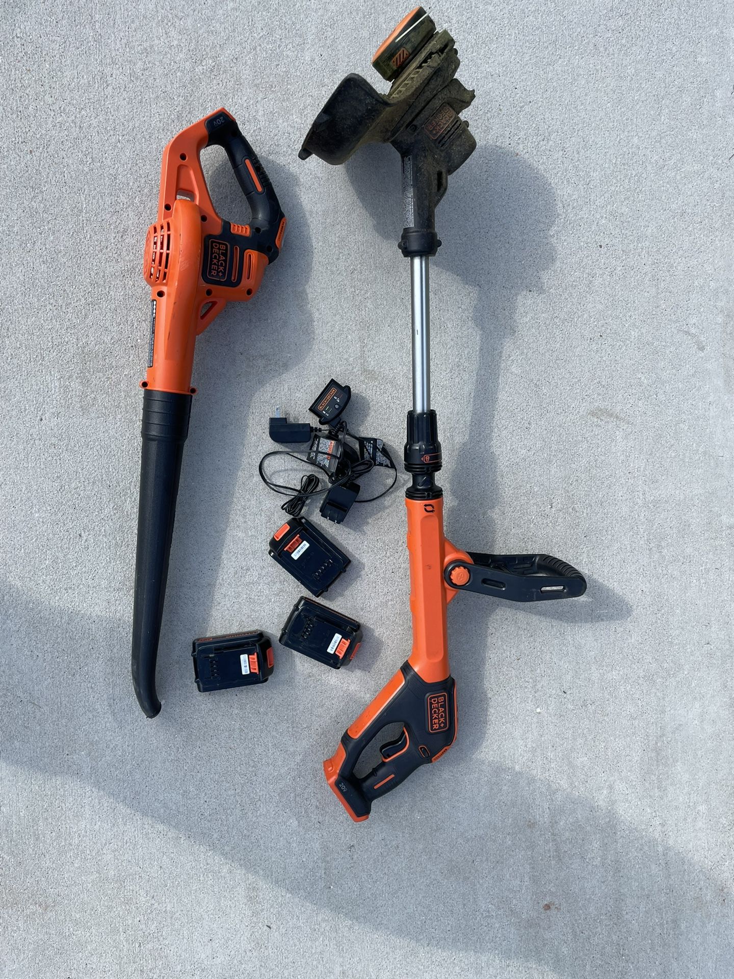 Black And Decker Trimmer And Blower