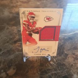  Tyreek Hill Autograph And Jersey Card 24/25