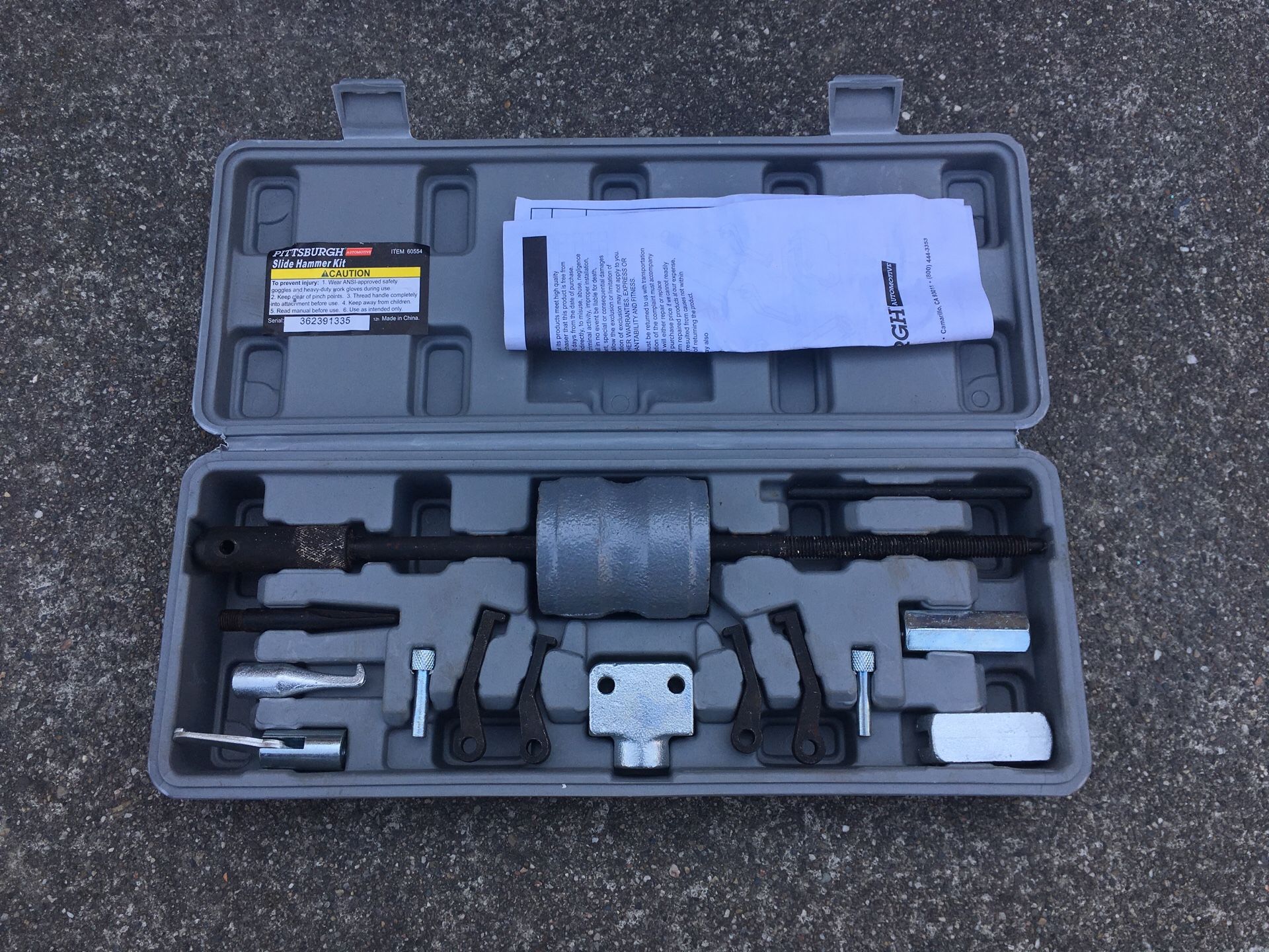Pittsburgh slide online hammer kit