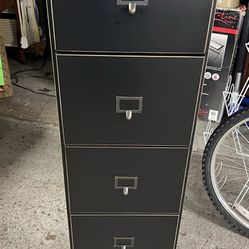 15”wx19”dx51”h Special Wood Good Condition File Cabinet