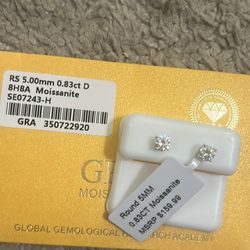 Pure Moissanite Earrings