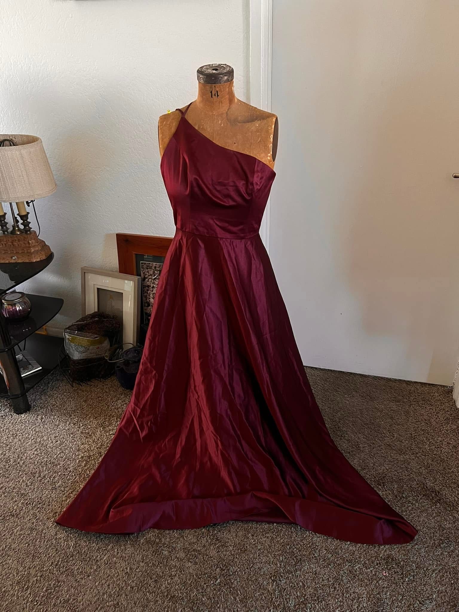 Burgundy Bridesmaids Dress