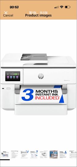 HP OfficeJet Pro 9730 Wide-Format Wireless All-in-One Color Inkjet Printer, Print, scan, Copy, fax, up to 11x17 ADF, Duplex Print/scan, Best-for-Offic