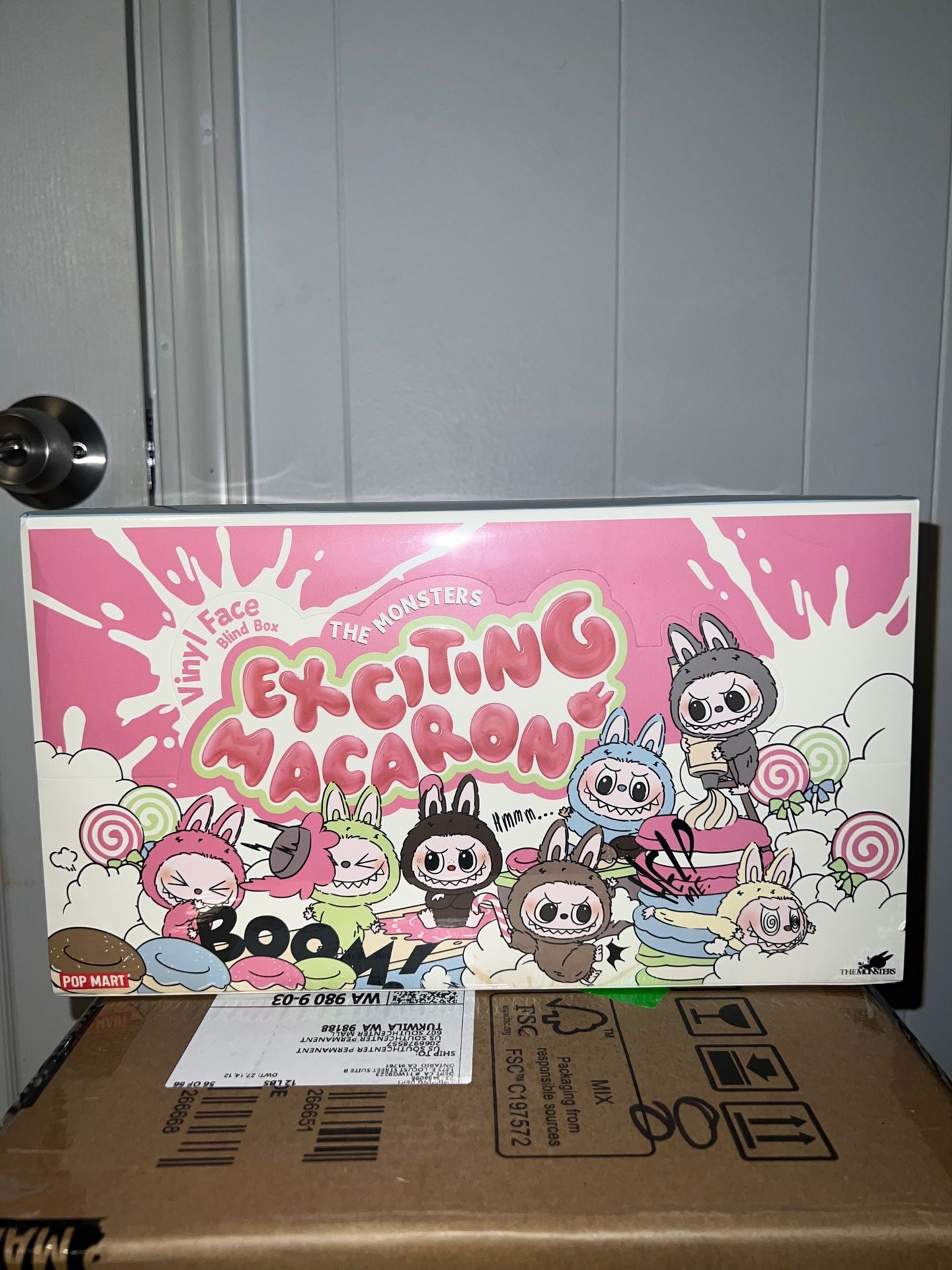 NEW SEALED LABUBU EXCITING MACAROON