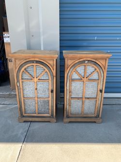 Rustic nightstands/end tables
