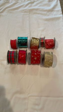 Assortment Of Holiday Ribbons 