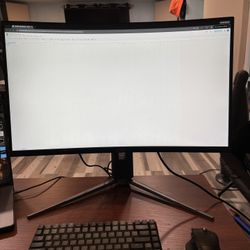 MSI MAG27CQ6F 27" 1440p 180Hz Curved Gaming Monitor - Like New - Factory Plastic Still On