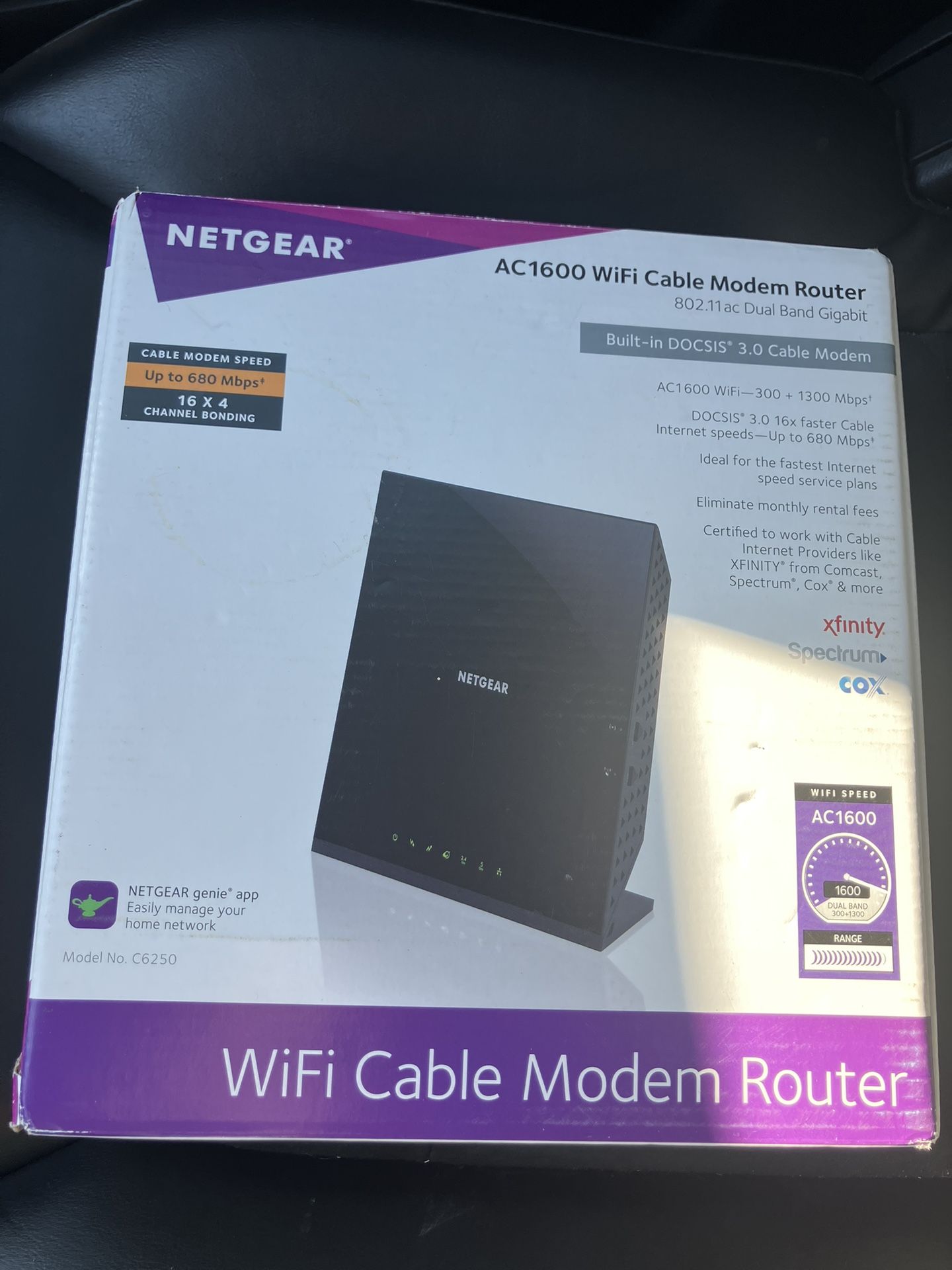 Netgear AC 1600 WiFi Cable Modem Router