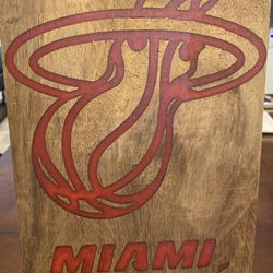 Custom Made Miami Heat Sign