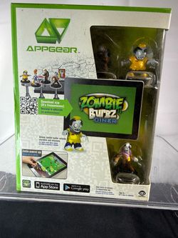🧟 2011 Zombie Burbz Diner AppGear WowWee – Zombie Action Figure Set