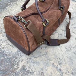 Suede Duffle Bag