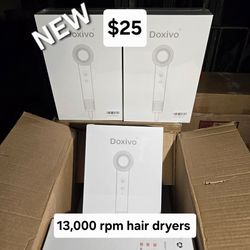 New high speed 13,000 rpm hair dryers only $25 each