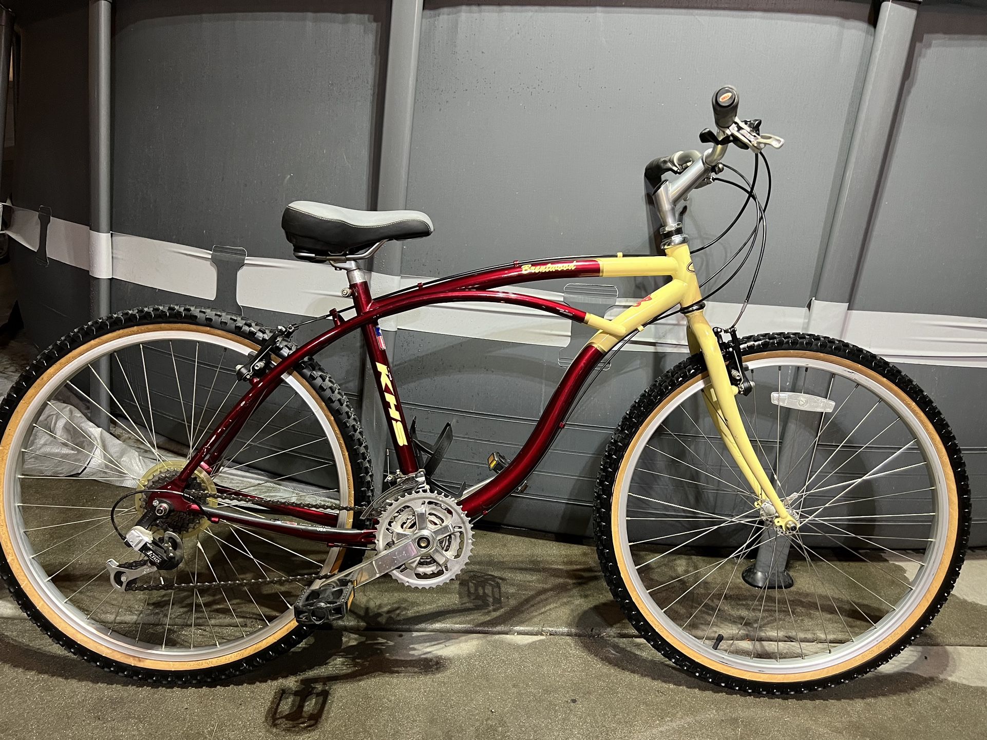 Bicycle 26inch Wheel KHS BRENTWOOD 10 Speed Beach Cruiser