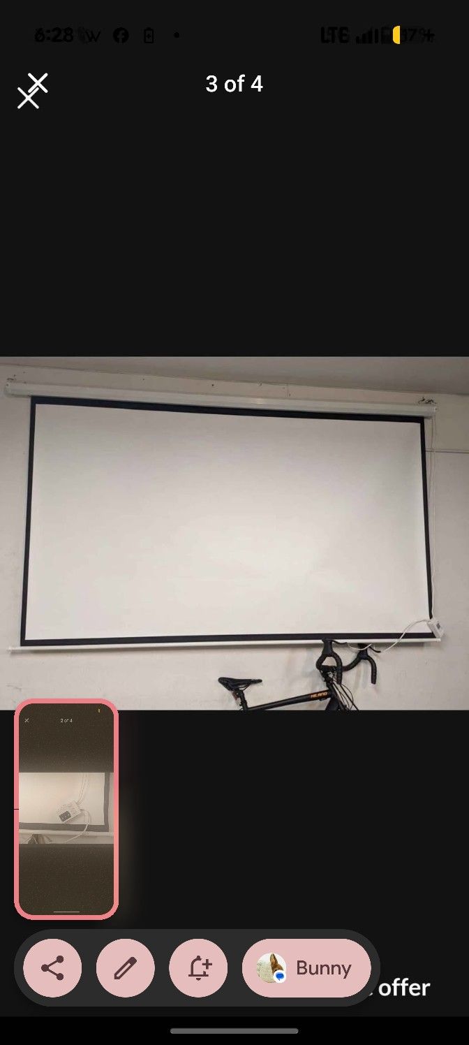 Motorized Projection Screen