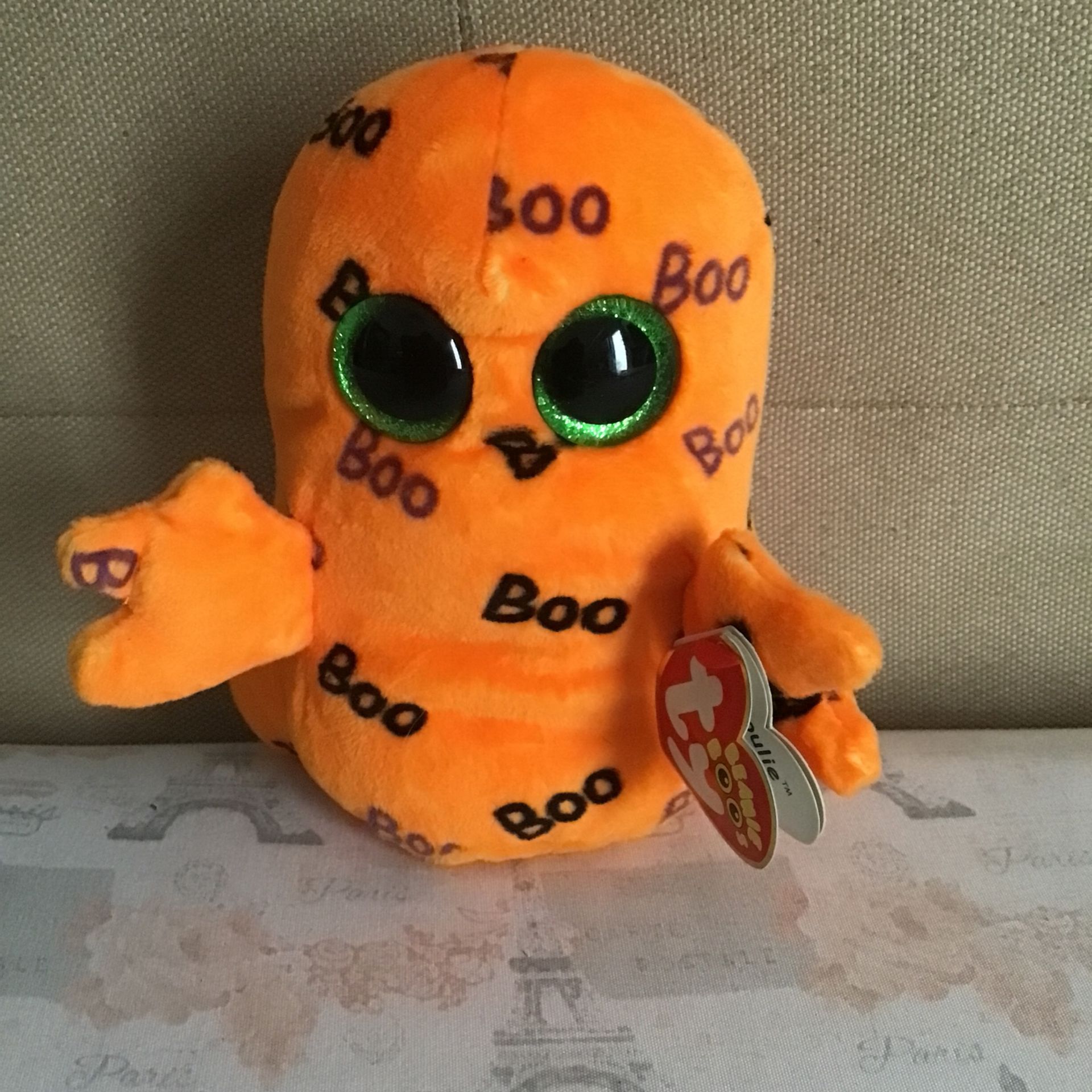 Special Edition Halloween boo Beanie Boo Tag Still On! 