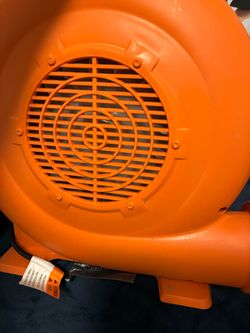 Orange Floor Air Blower Fan
