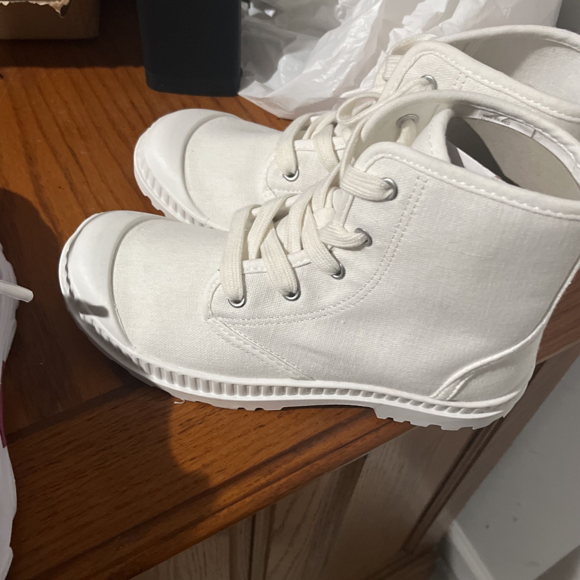 White Boots From Kohls
