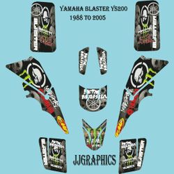 Yamaha Blaster Ys(contact info removed) Ro 2005 Graphic Kit 