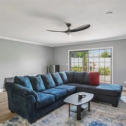 Blue Sectional