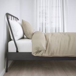 Ikea FULL size metal bed frame with center beam
