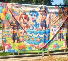 Large Birthday Backdrop