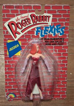 Vinatge 1988 Who Gramed Roger Rabbitt Flexies New action figure