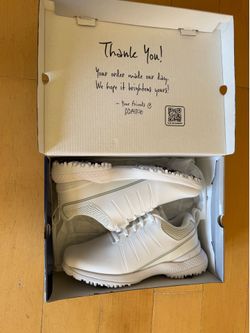 New in Box SQAIRZ SPEED2 LT Men's Golf Shoes – White – Size US 9