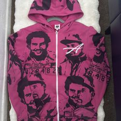 Asaali Hoodie Pink Size Medium 