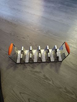 Stainless Steel Taco Rack with Handles