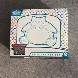 Scarlet & Violet 151 Elite Trainer Box FACTORY SEALED