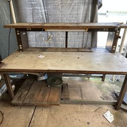 Free Work Bench with Working Electric Panel