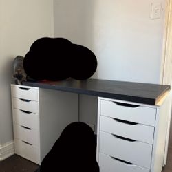 Ikea drawers and top for desk 