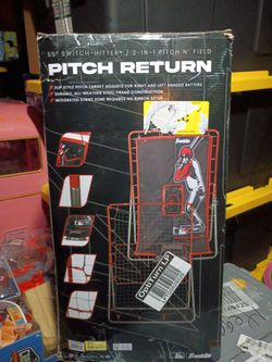 Franklin 55" Switch-Hitter 2-in-1 Pitch Return