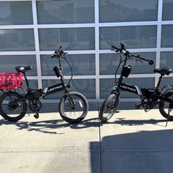 Two Lectric XP lite folding e-bicycles in perfect condition.  $550 Each Or Both $1000