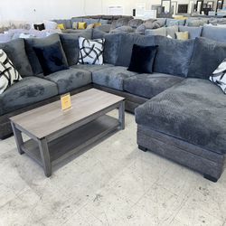 New Large Grey Sectional