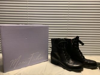 Marc Fisher Leather Boots Women Size 5.5 New