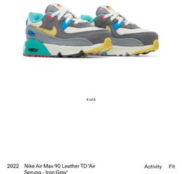 Nike Air Max 90 Leather TD 'Air Sprung - Iron Grey'
Used
Size 9C