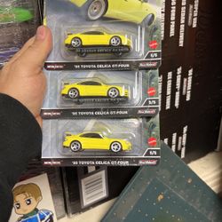 Hotwheels Collectible Premium 1995 Toyota Celica GT-Four 1:64 Scale Diecast $15 Each