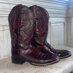 Used lucchese outlet boots for sale