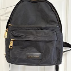 Mark Jacobs black nylon backpack