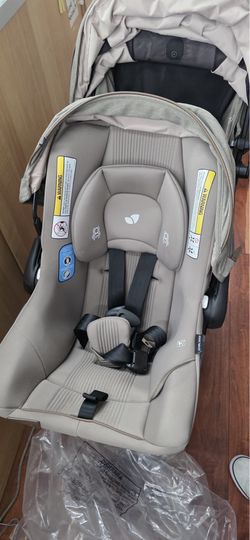 Joie Nutmeg Travel System with Mint Infant Car seat- Used