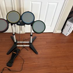 Rock band drum set