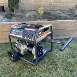 Briggs & Stratton 6500-Watt Electric Switch Gasoline Powered Portable Generator with B and S OHV Engine Featuring CO Guard