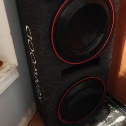 Kenwood Excelon Subwoofer And ATG Amps For Sub And Speakers