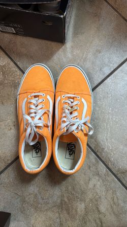 Vans Old Skool Orange Canvas Sneakers