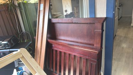 Vintage Bed with mattress and box