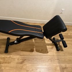 Work Out Bench & Weights 
