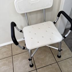 Shower Chair And Raised Toilet Seat 