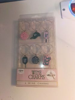 Wine Charms (Pickleball Theme)